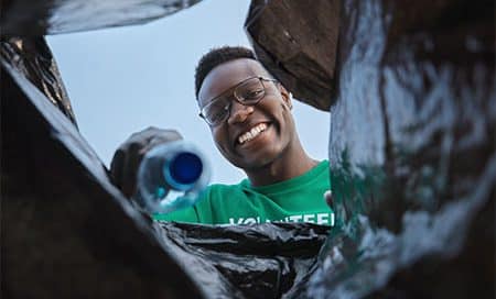 Recycling and general waste segregation at business premises